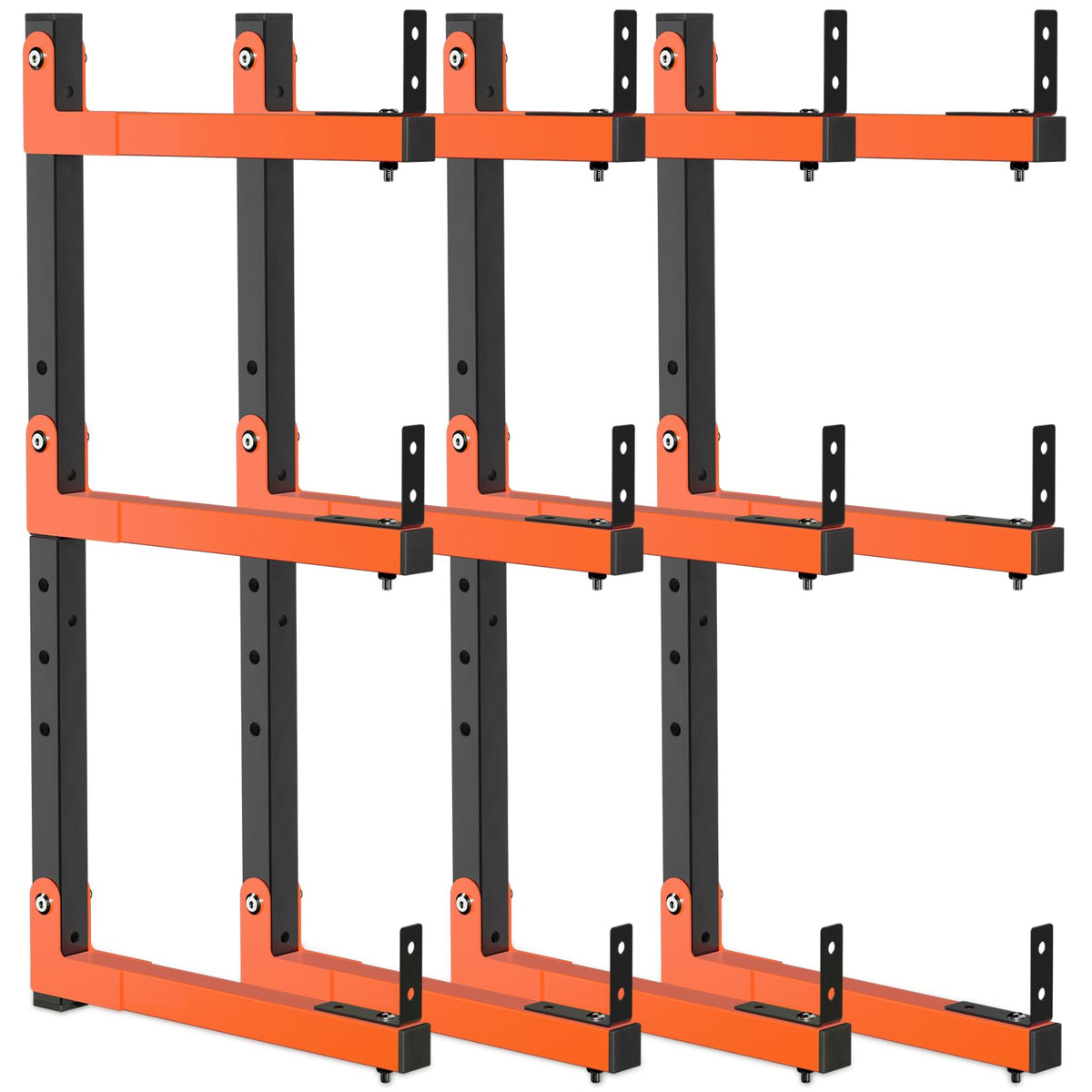 Fanmoss 27-inch lumber rack wall-mount panel for organized lumber storage.