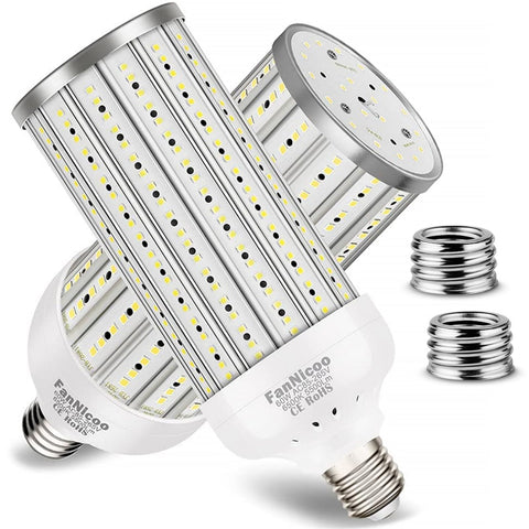 FanNicoo corn light with 360° coverage for large indoor spaces.