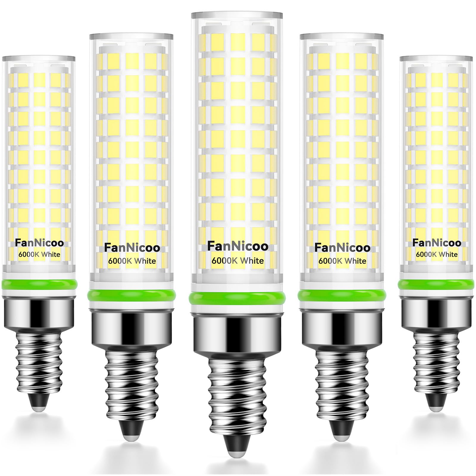 FanNicoo E12 LED bulb provides 1200lm daylight for bright, energy-efficient lighting