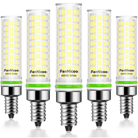 FanNicoo E12 LED bulb provides 1200lm daylight for bright, energy-efficient lighting
