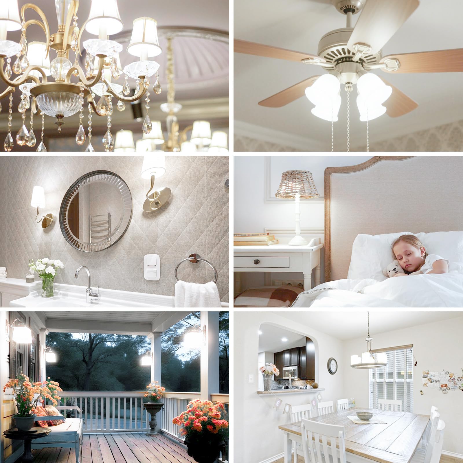 FanNicoo E12 LED bulb 5-pack for quick upgrades