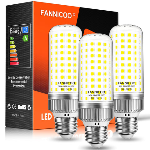 FanNicoo LED corn light closeup with bright 3750 lumens