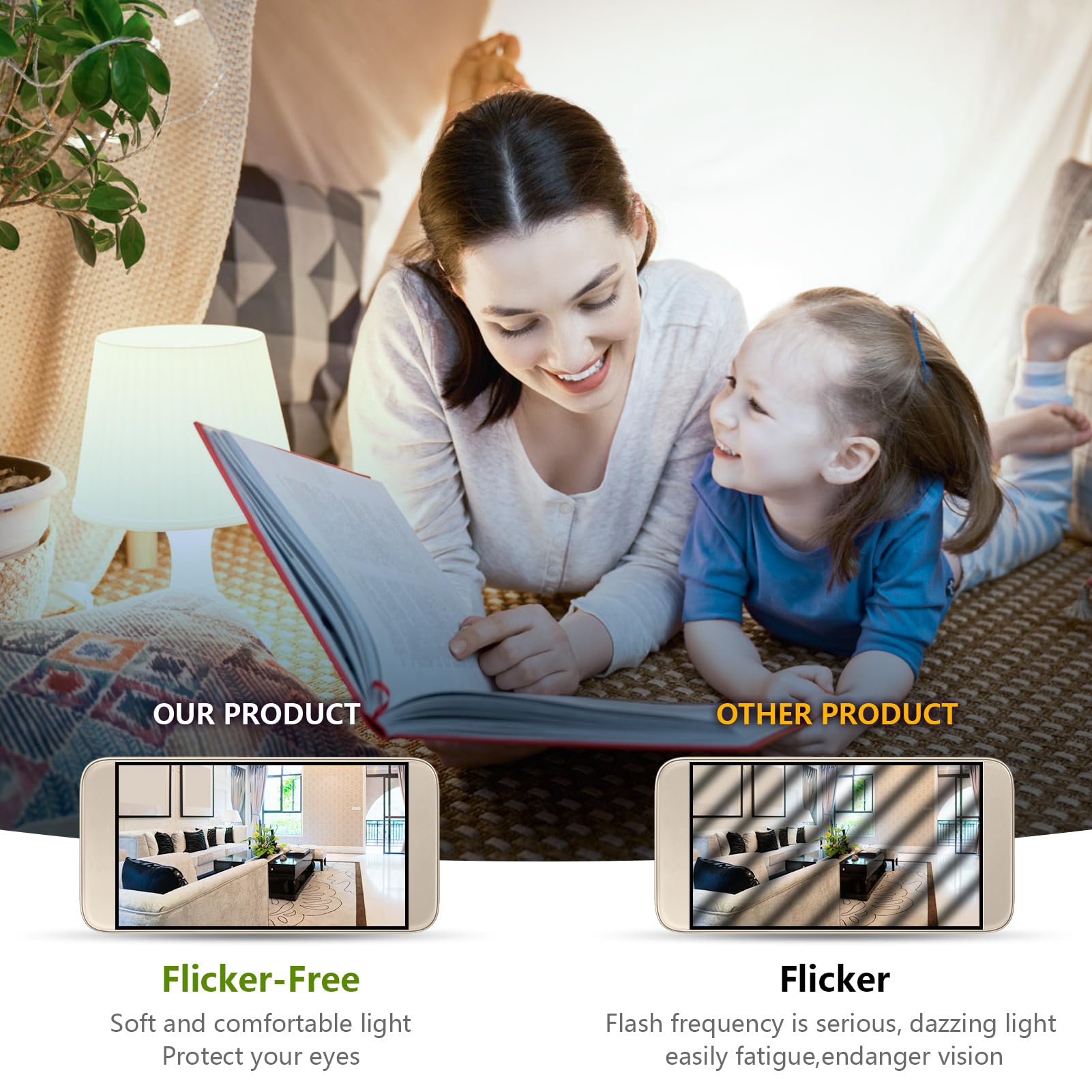 FanNicoo LED corn light suitable for kitchen and living areas.