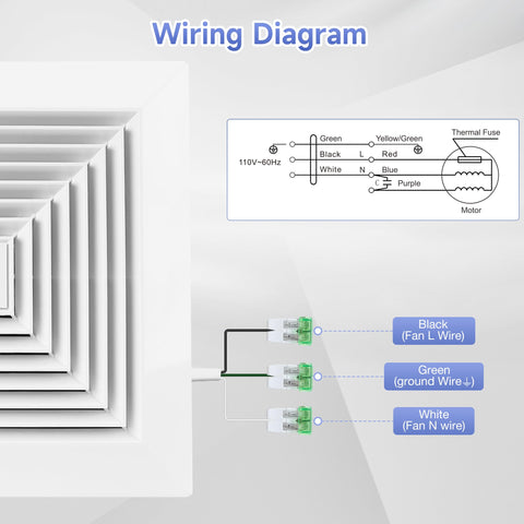 Fanspex 26W energy-saving design reduces daily usage while maintaining ventilation.