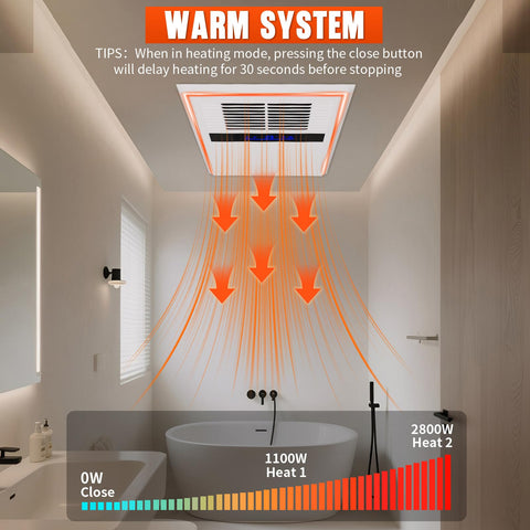 Fantspati mood lighting ambient mode for relaxing baths