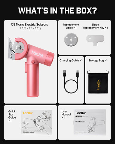 Fanttik C8 Nano Easyswap compact ergonomic handling for tasks.