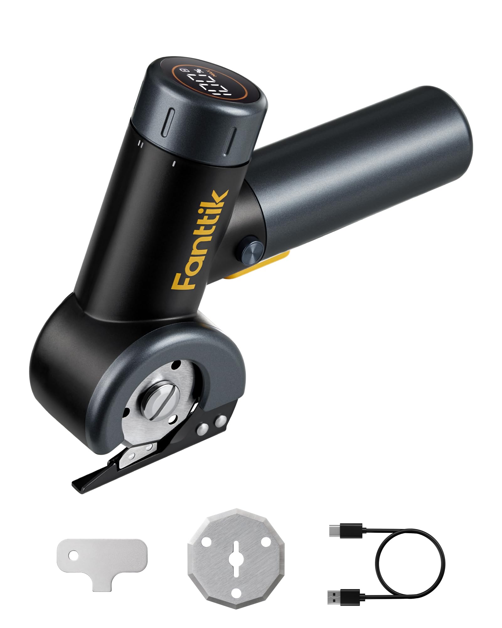 Fanttik C8 Nano Easyswap with LED display on handle for battery and speed visibility