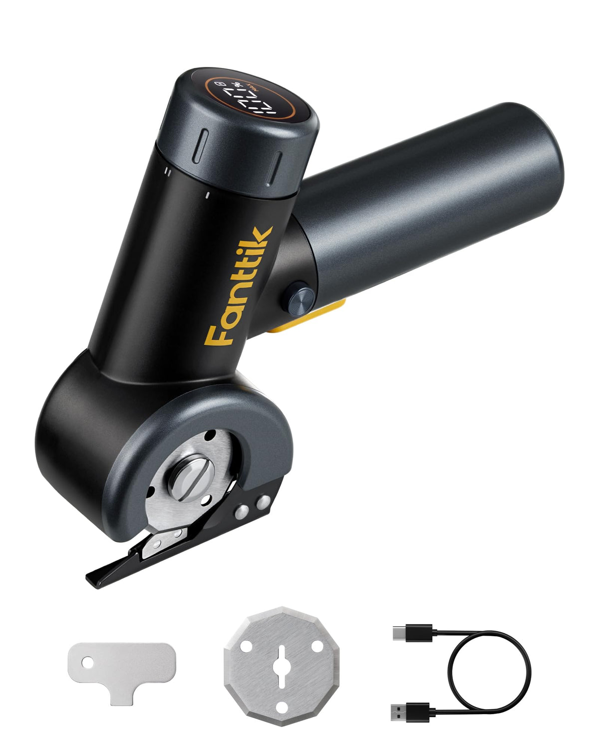 Fanttik C8 Nano Easyswap with LED display on handle for battery and speed visibility