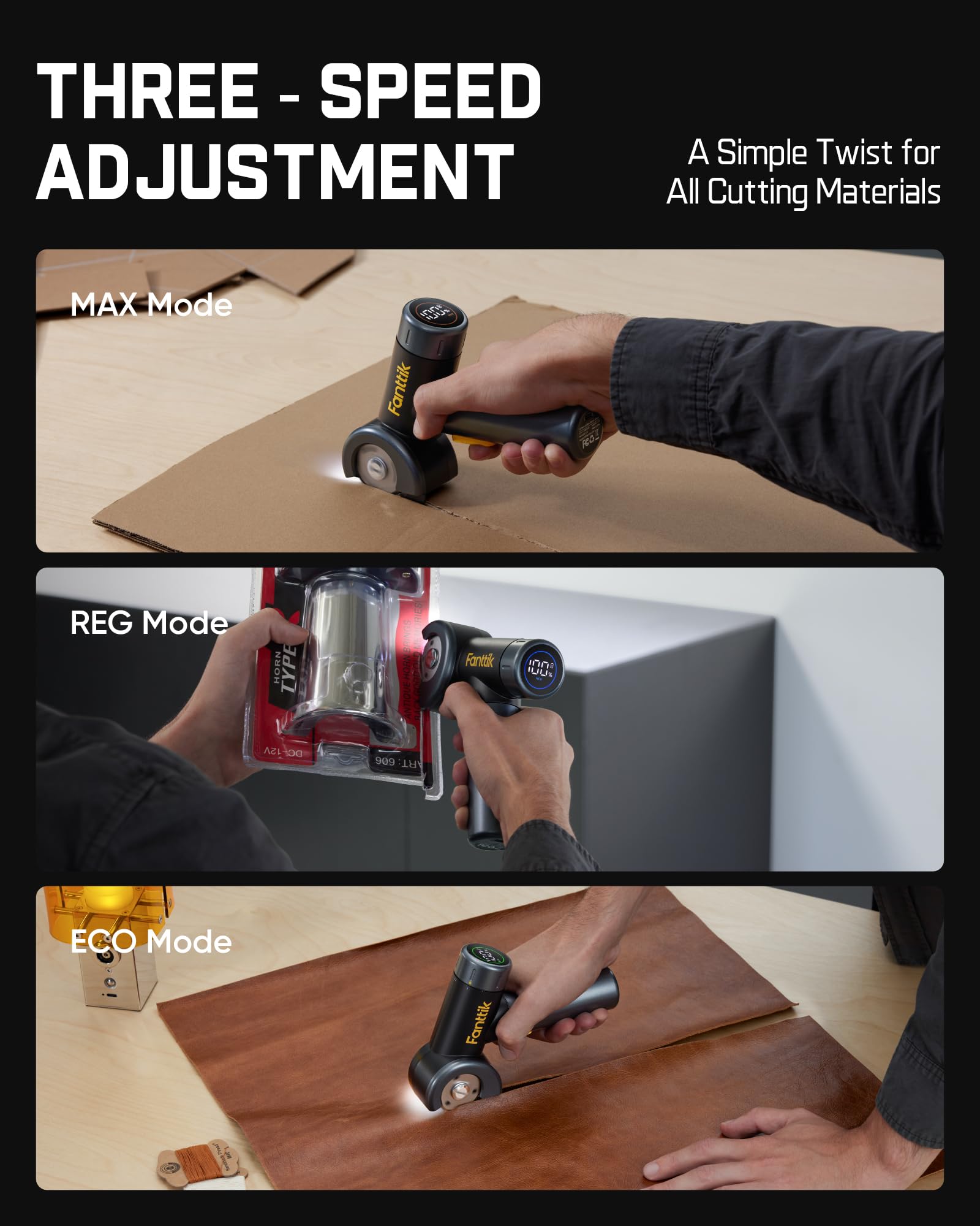 One-step EasySwap blade change demonstrated for quick setup