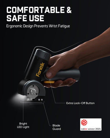Three-speed control on Fanttik C8 Nano Easyswap for different materials