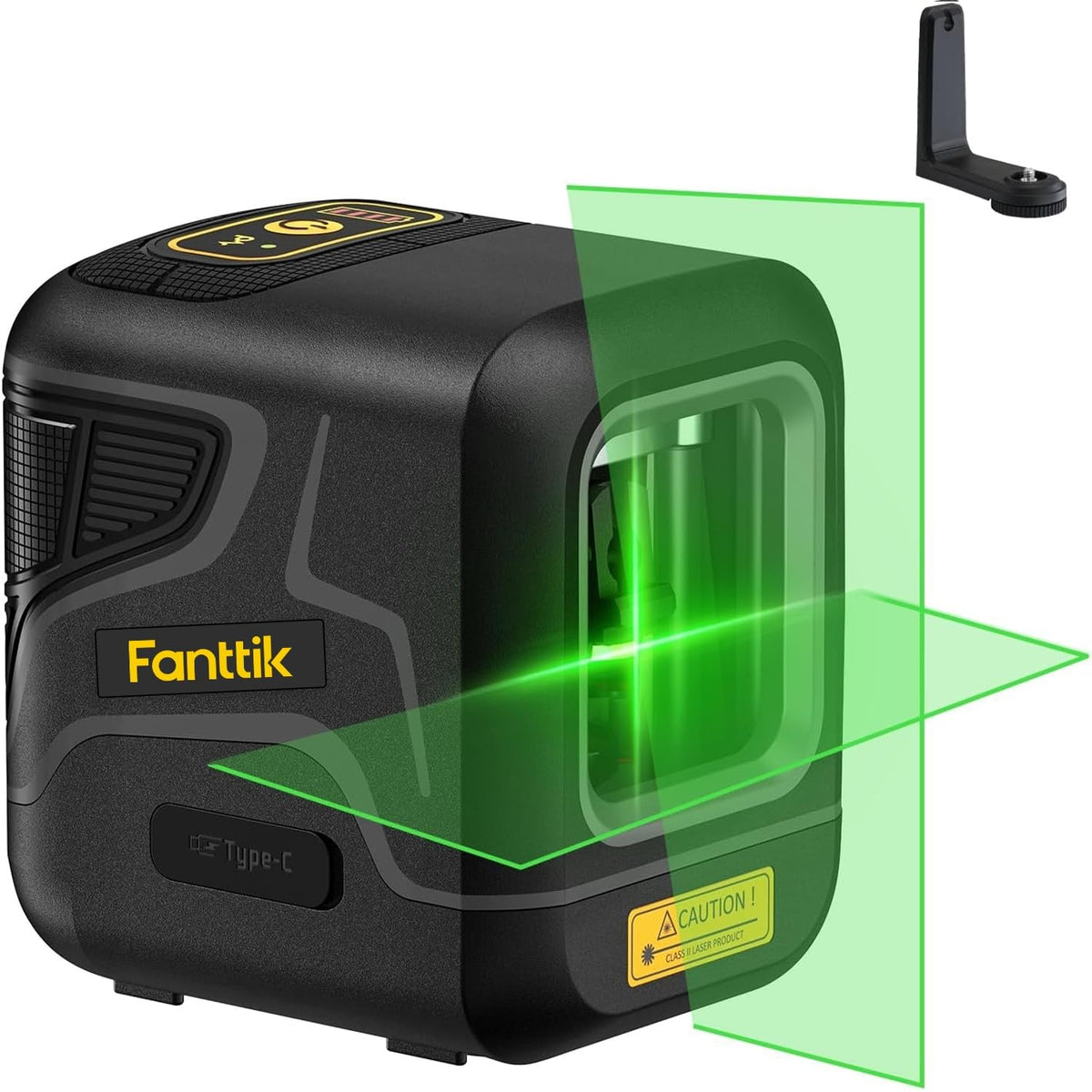 Fanttik D2 pocket green laser rotation provides fast, precise level alignment for hanging items.
