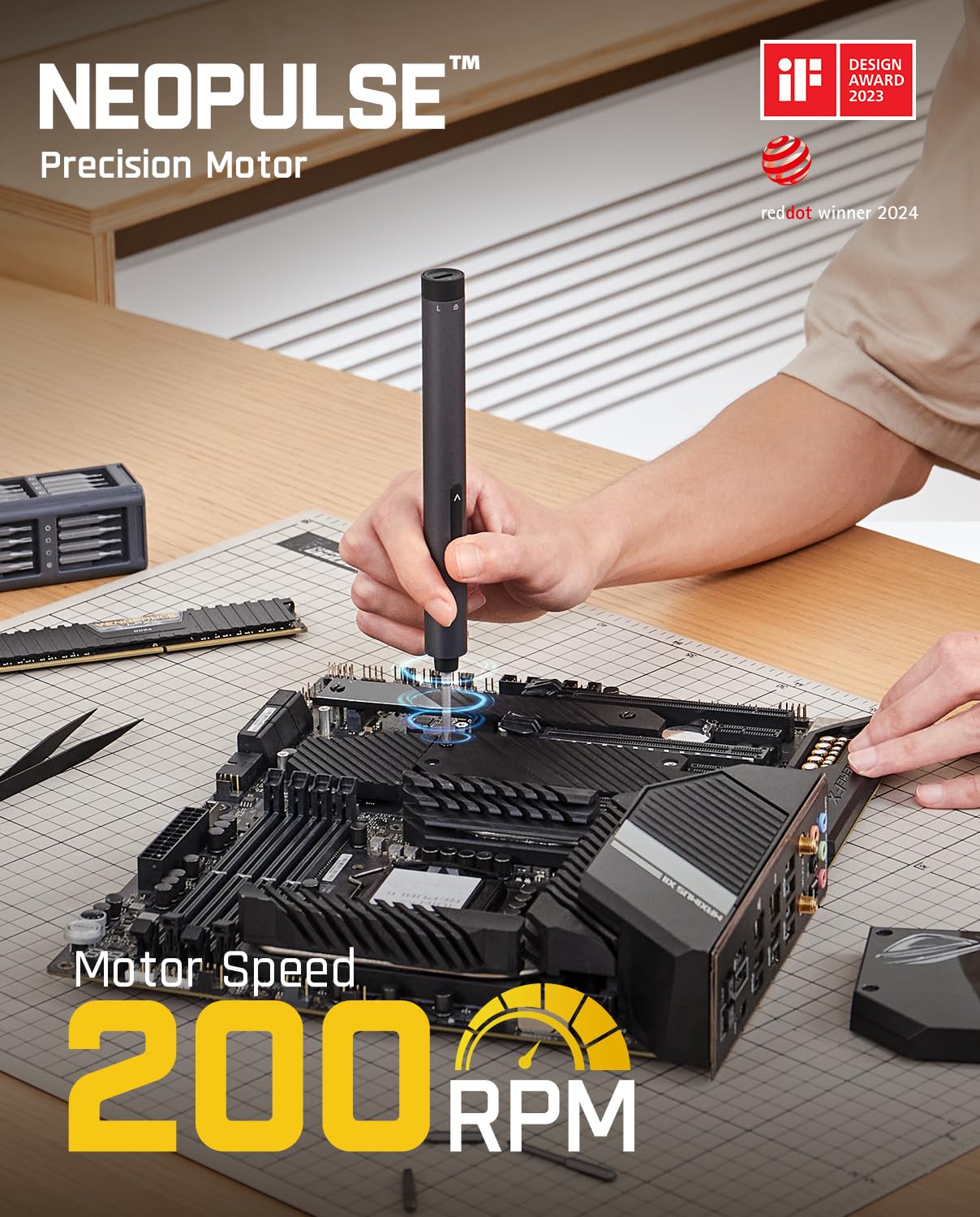 Fanttik E1 Max Type-C charging port for easy recharging.