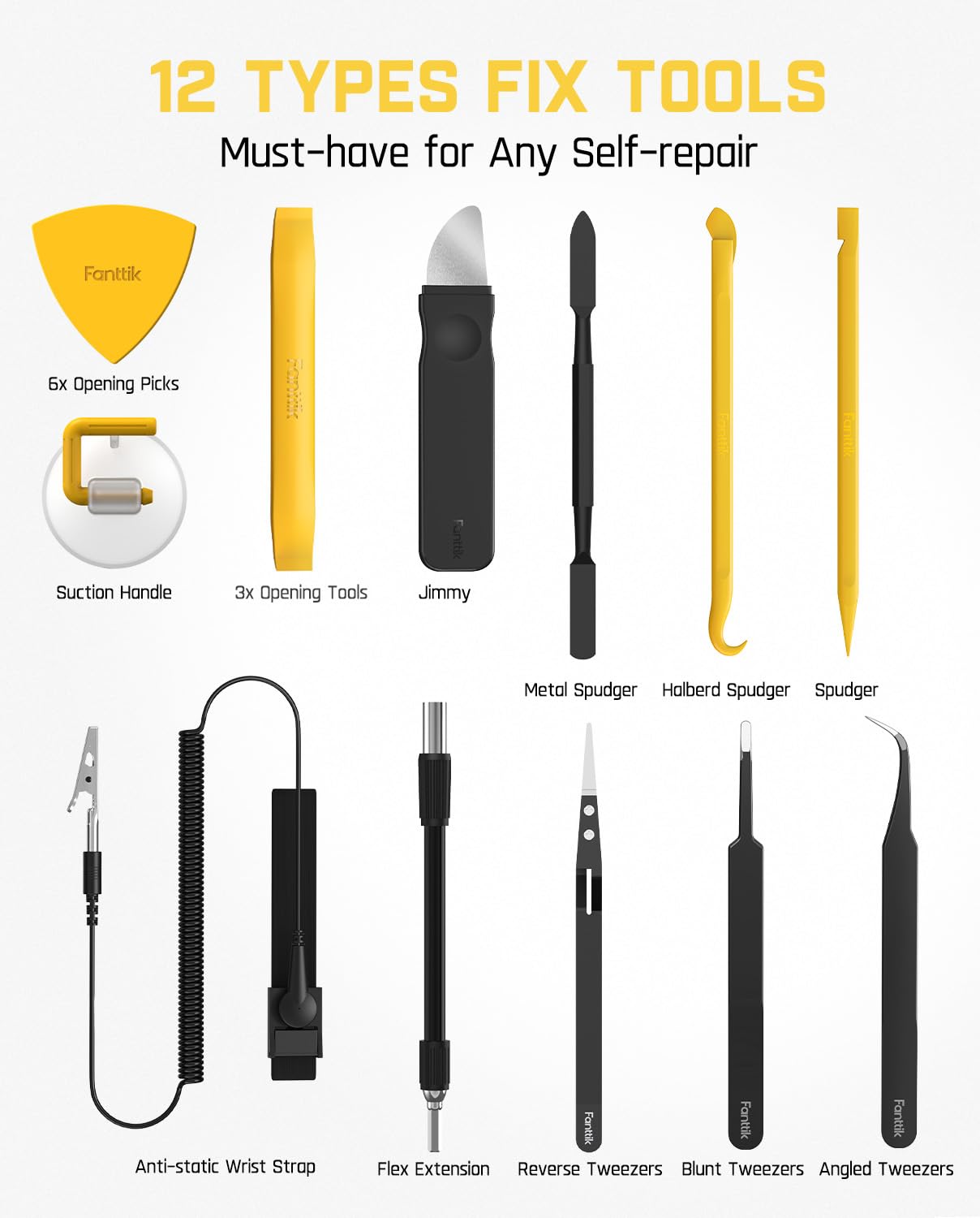 Fanttik E1 NEX Workstation adjustable torque supports delicate and sturdy repairs.