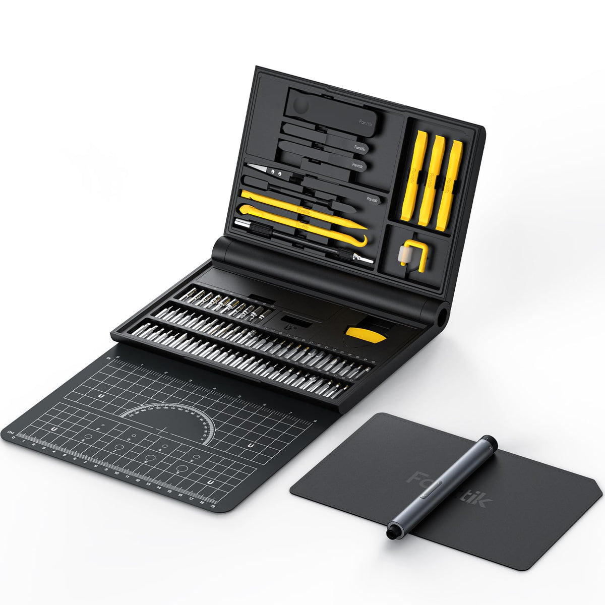 Fanttik E1 NEX Workstation with compact design for tidy, efficient electronics repairs.