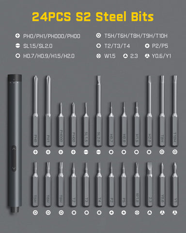 Fanttik E1 Pro Mini Screwdriver ergonomic design reduces hand fatigue.