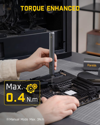 Fanttik E2 Max magnetic bit storage open keeps bits organized during repairs.