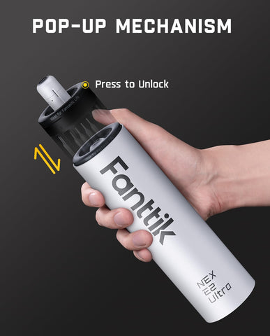 Fanttik E2 Ultra pry bar and tweezer included for small component handling.