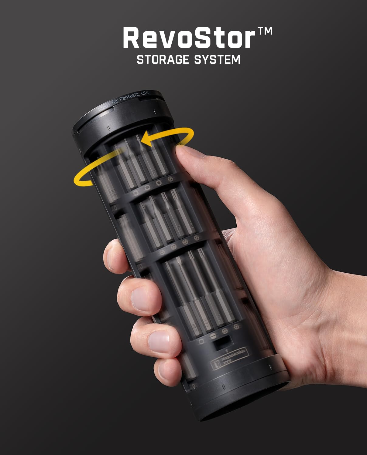 RevoStor magnetic storage keeps bits organized and ready