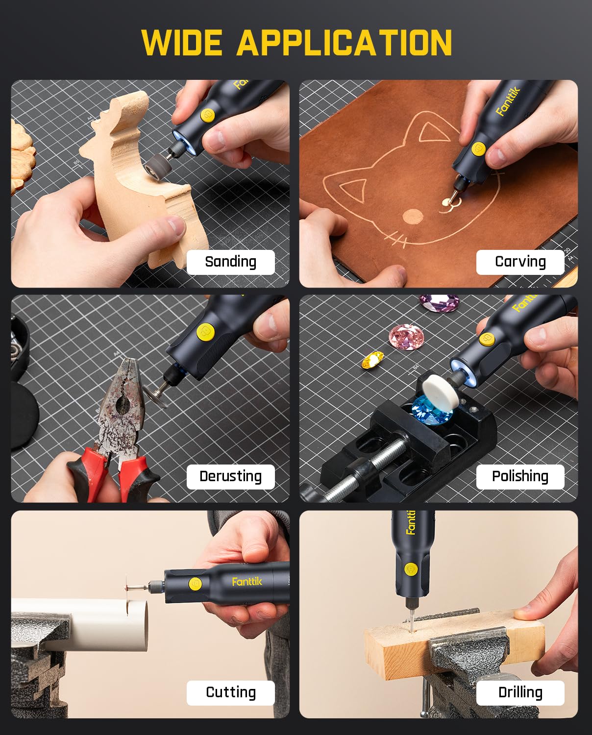 Fanttik F2 Pro compact aluminum case keeps tools organized during projects.