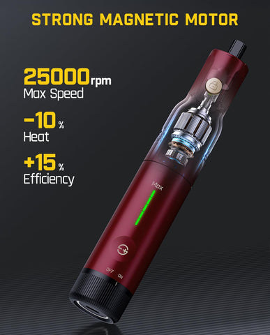 Fanttik F2 Pro Revostor Hub featuring 360° magnetic holder for organized bits.