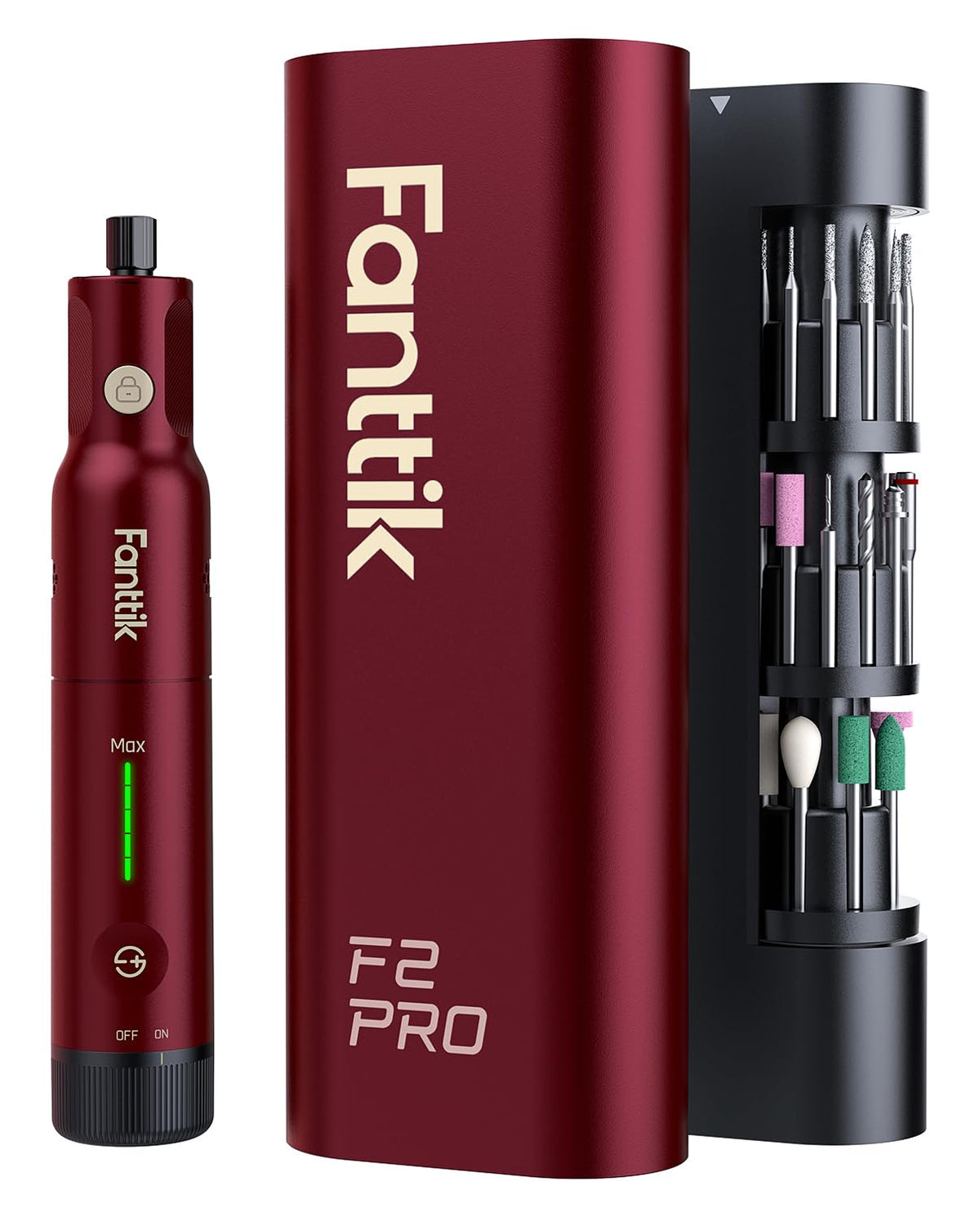 Fanttik F2 Pro rotary tool with magnetic motor for precise, consistent grinding.