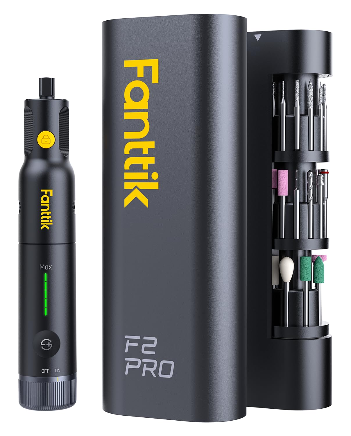 Fanttik F2 Pro rotary tool motor for versatile DIY grinding and cutting tasks.