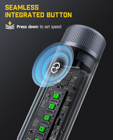 Fanttik F2 Pro side speed display helps control settings accurately.