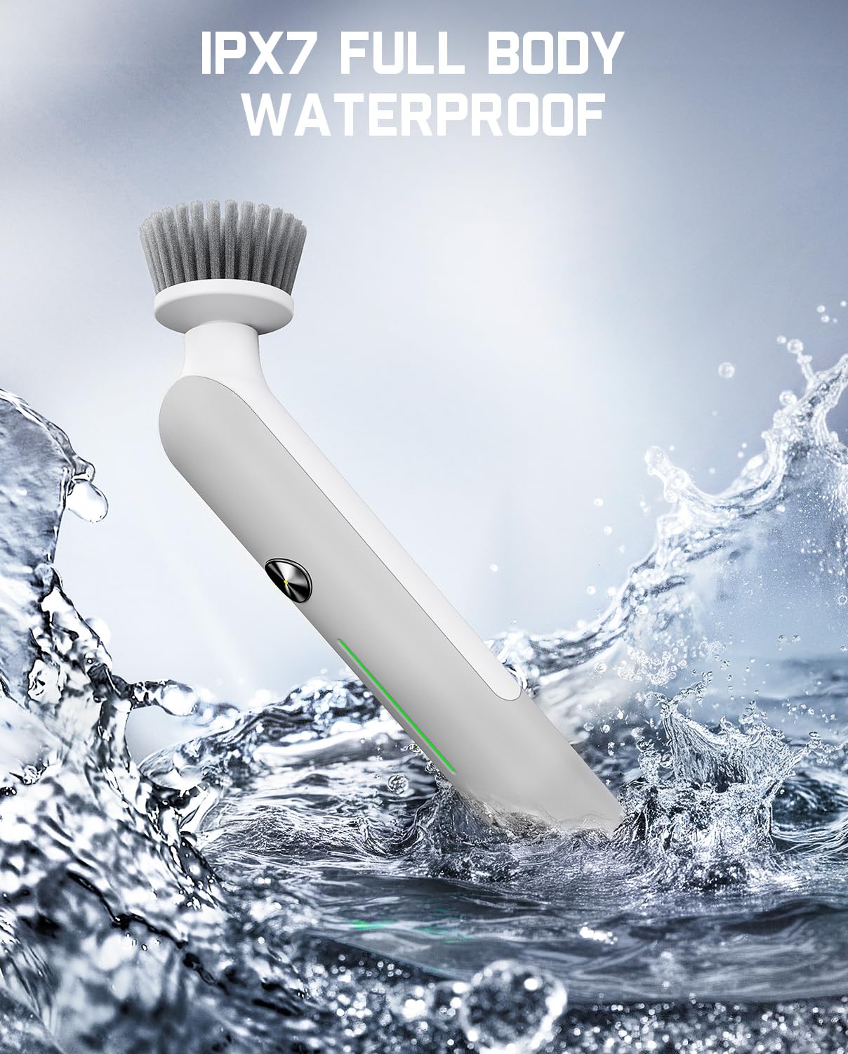 Fanttik G9 Nano magnetic storage box organizes brush heads.