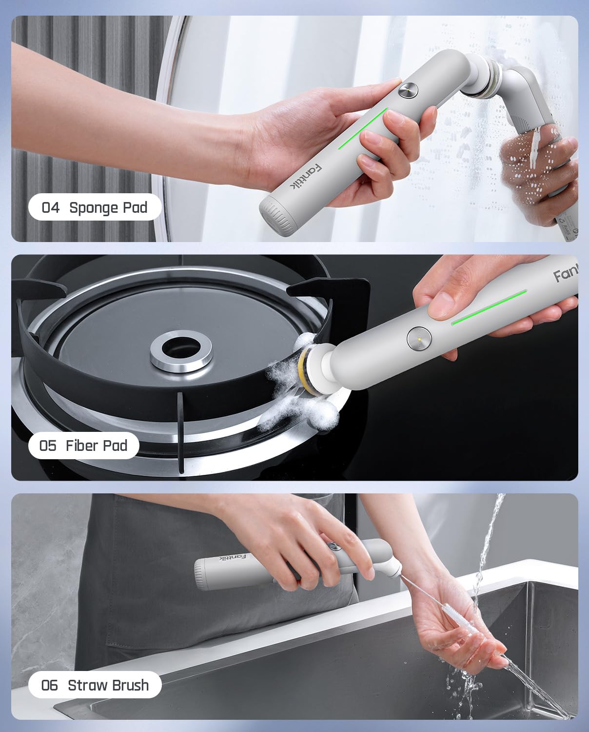 Fanttik G9 Nano operates quietly under 55 dB for discreet cleaning.