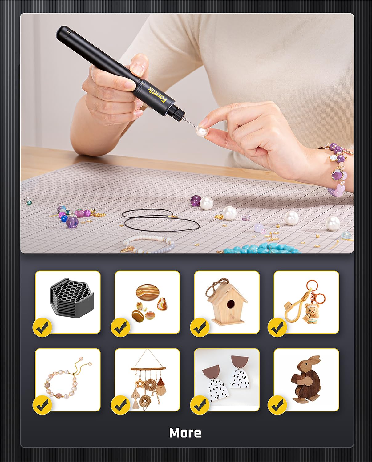 Fanttik K2 Nano drill includes 20 HSS bits