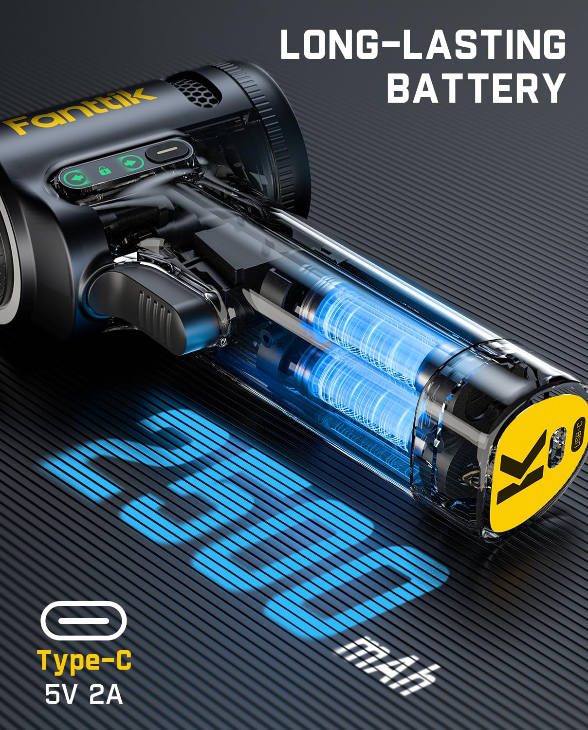 Fanttik K2 Ultra Type-C charging port enables fast recharges