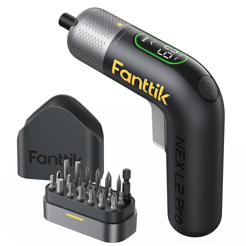 Fanttik L2 Pro front view with digital display shows precise torque settings.