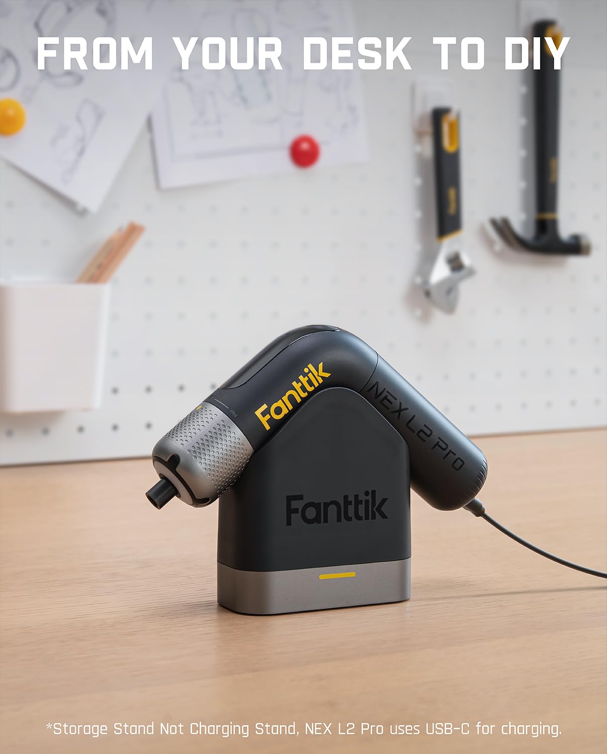 Fanttik L2 Pro USB-C charging port powers up quickly for projects.
