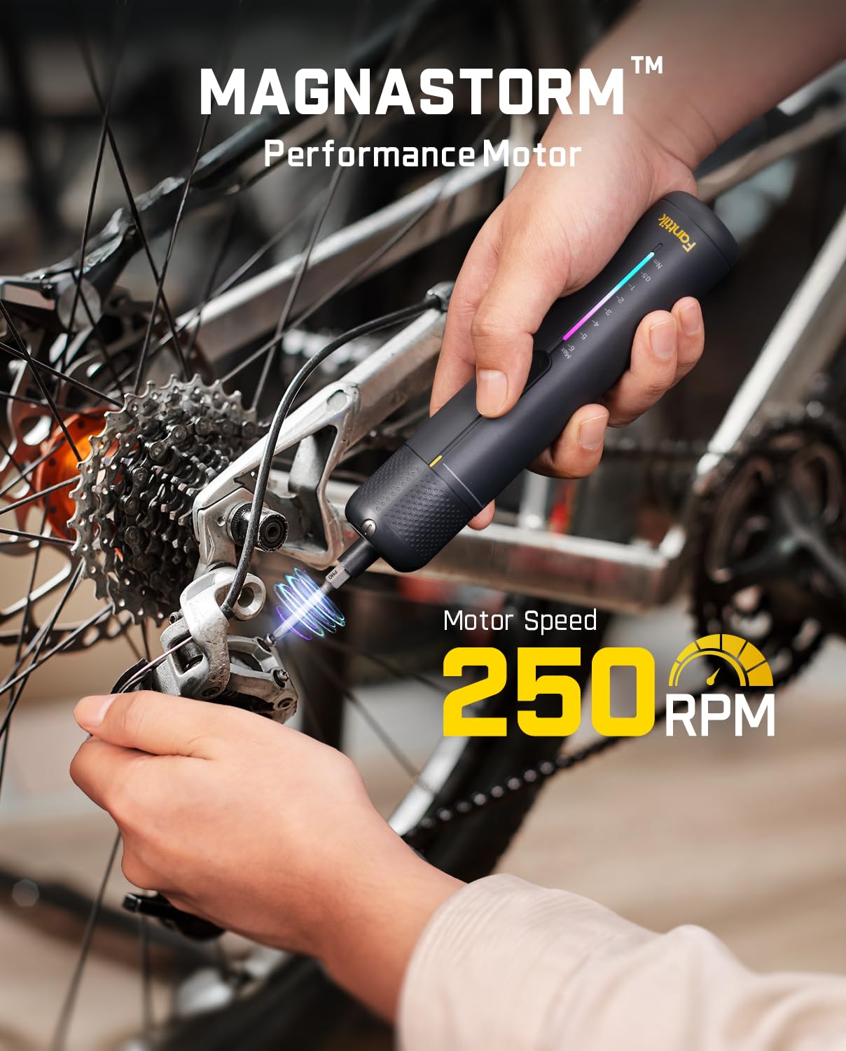 Fanttik S2 Pro includes 20 magnetic bits for versatile repair jobs