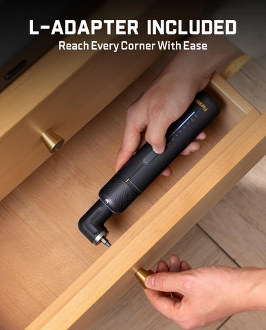 Fanttik S2 Pro 90-degree adapter enables work in tight spaces
