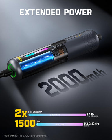 Fanttik S2 Pro extension rod extends reach in confined areas