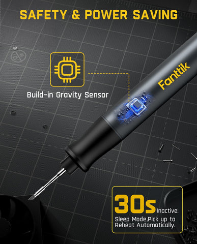 Fanttik T1 Max six-temperature knob for versatile settings