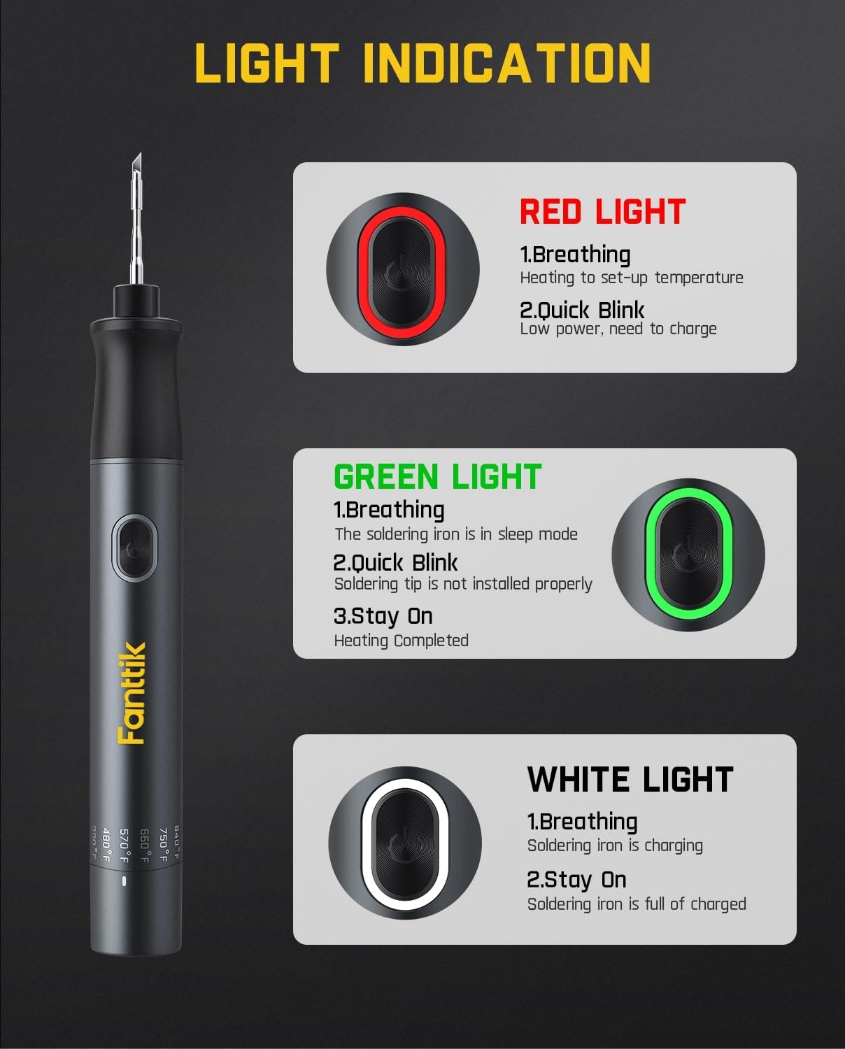 Fanttik T1 Max C210-K tips designed for durable performance