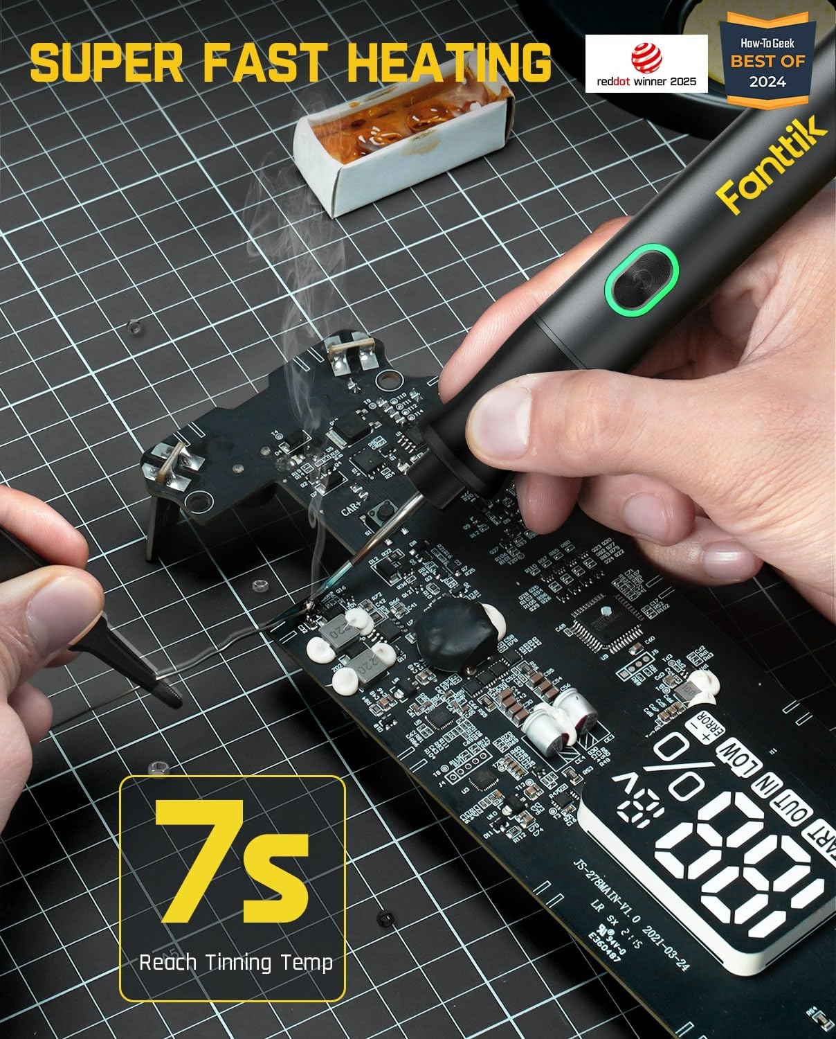 Fanttik T1 Max rapid 7-second heat for quick fixes