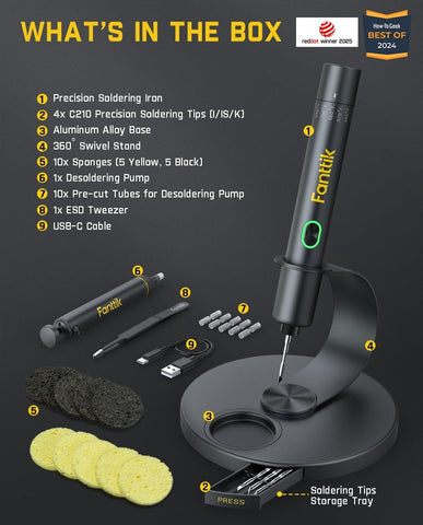 Fanttik T1 Max Type-C charging for flexible power options