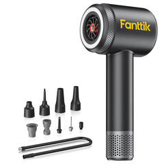 Fanttik X9 Classic color screen displays real-time pressure for precise inflation.