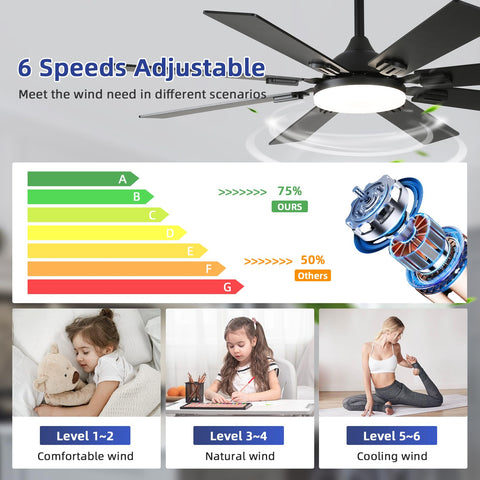 Fanyamei RGB ambient lighting options for mood setting