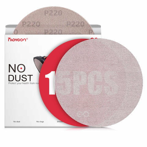 Faoyoon 9 inch sanding disc pack for dust-free drywall smoothing with vacuum