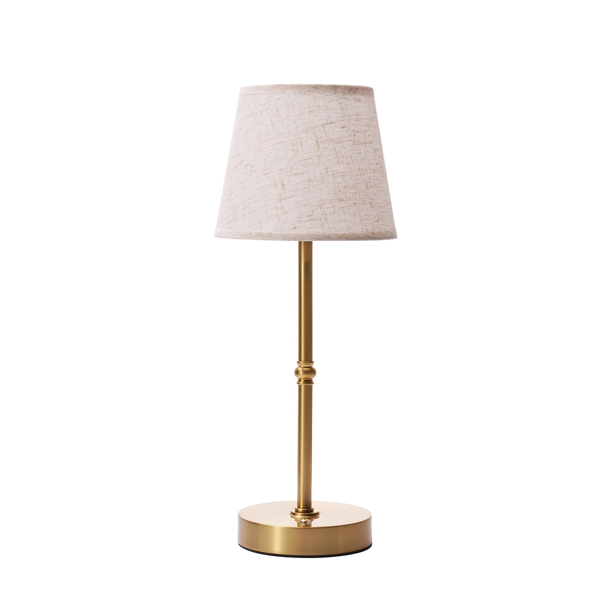 FAPEMIH Bedside Lamp cordless design on a nightstand enables flexible placement.