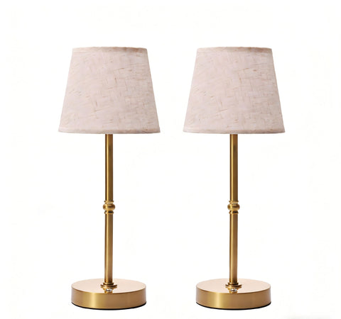 FAPEMIH bedside lamp on a nightstand for cozy ambient lighting