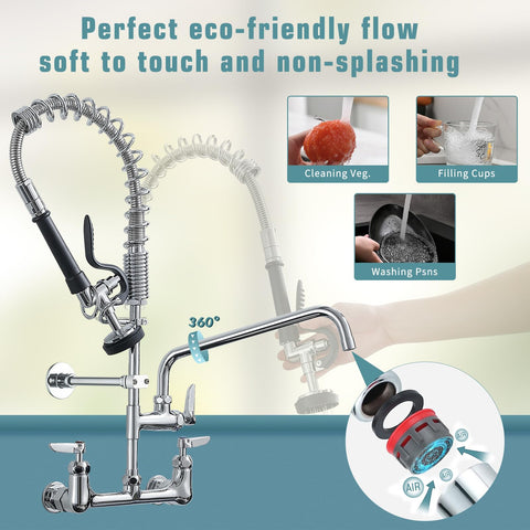 Fapully removable nozzle for adapter changes and versatile washing