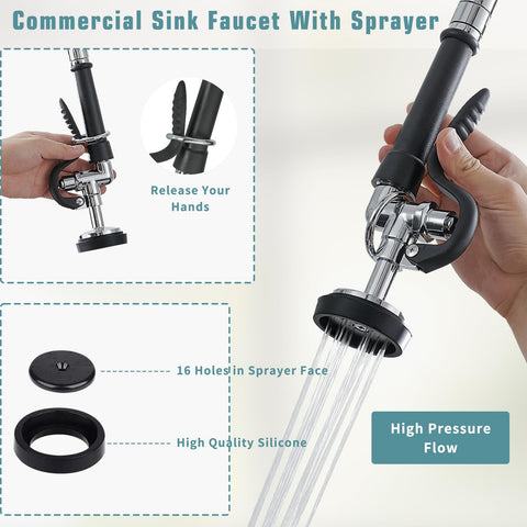 Fapully 12-2-inch swing spout swivels to reach every basin