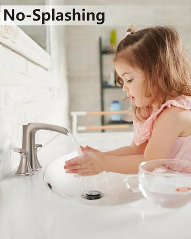 Fapully durable metal body ensures long-lasting bathroom use