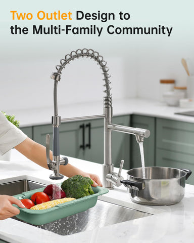Fapully brushed-nickel metal body close-up highlighting corrosion-resistant craftsmanship.
