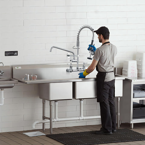 Fapully 25-inch height faucet ideal for tall pots and multi-compartment sinks
